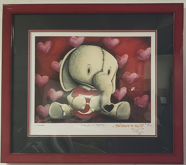 fabio napoleoni i see you in everything AP framed