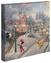 thomas kinkade mickey's victorian christmas