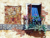 Blue Curtain by Viktor Shvaiko Original Painting