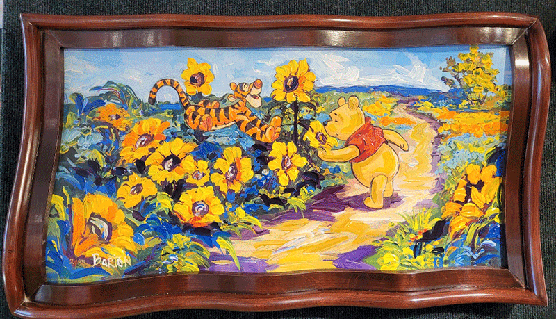 Disney-Blossom-of-laughter-Pooh-framed12x24