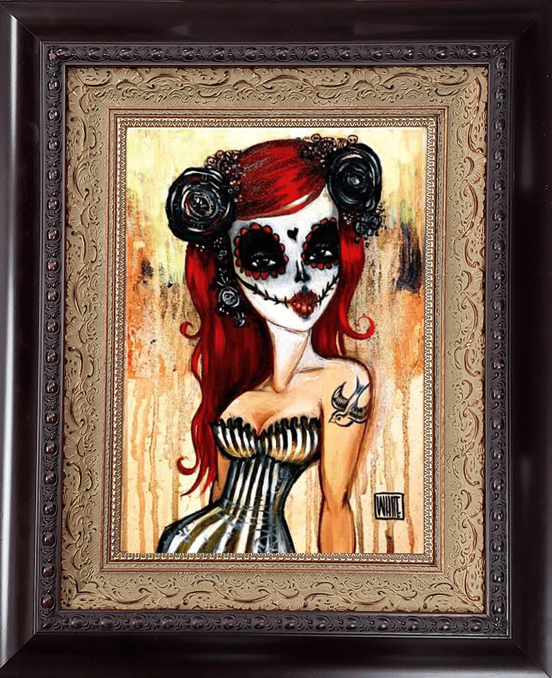 falling-sparrow-framed