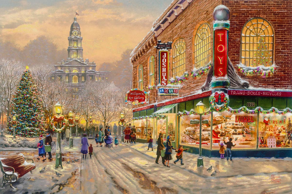 thomas kinkade a christmas wish