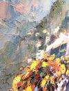 Framed Original Painting "Palazzo Sazzo" by Steven Quartly.