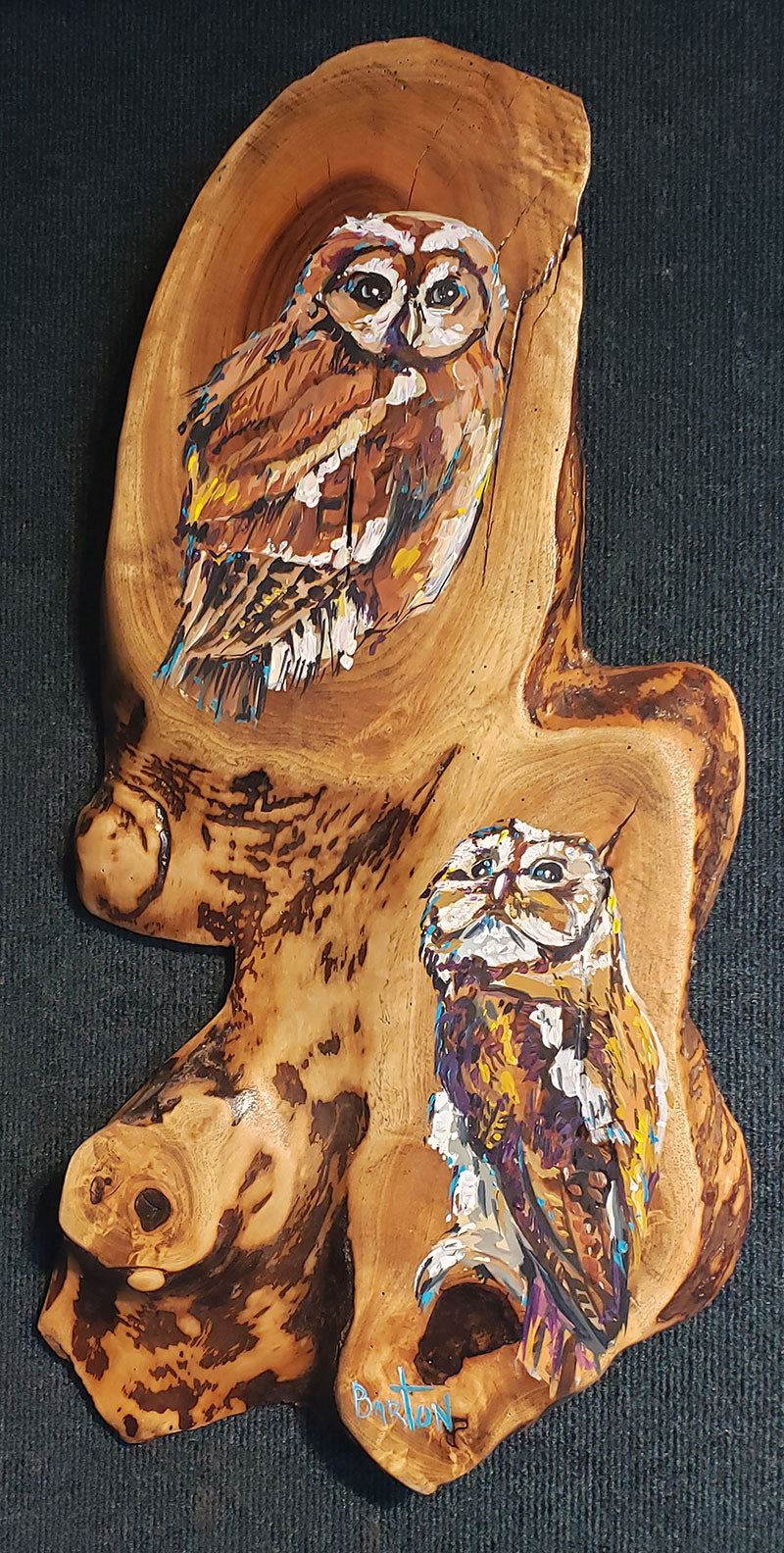 Whos's-Who-12x24-Original-LiveEdge-Wood by Steve Barton