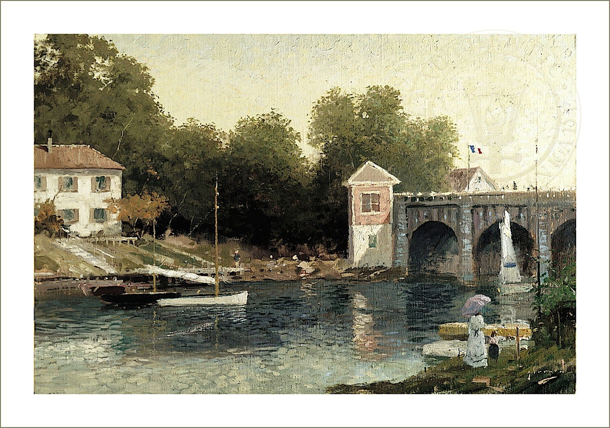Afternoon at Argenteuil, by Robert Girrard (Thomas Kinkade)