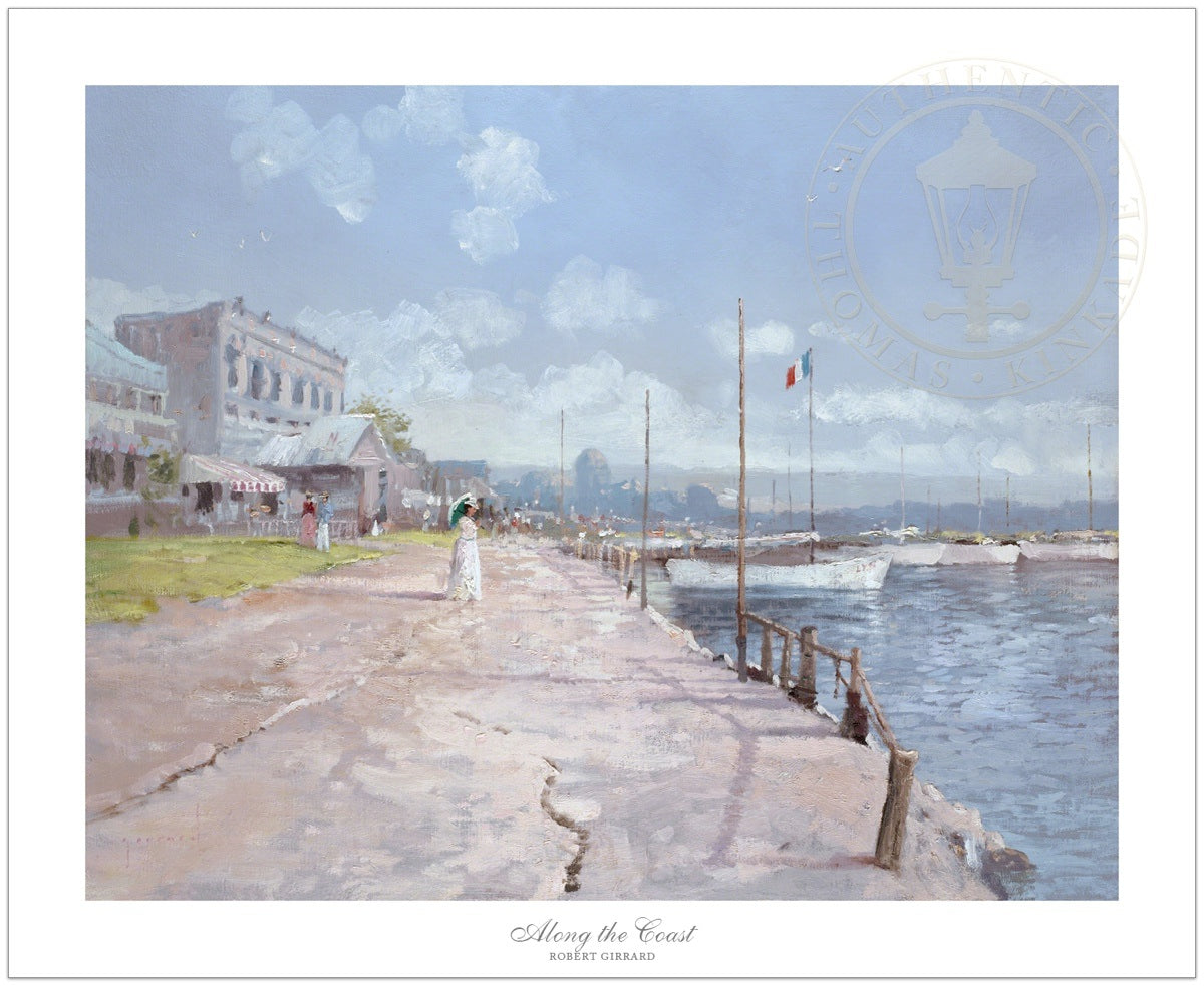 Along the Coast - Limited Edition Art, by Robert Girrard (Thomas Kinkade)