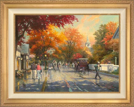 Autumn on Mackinac Island, by Thomas Kinkade