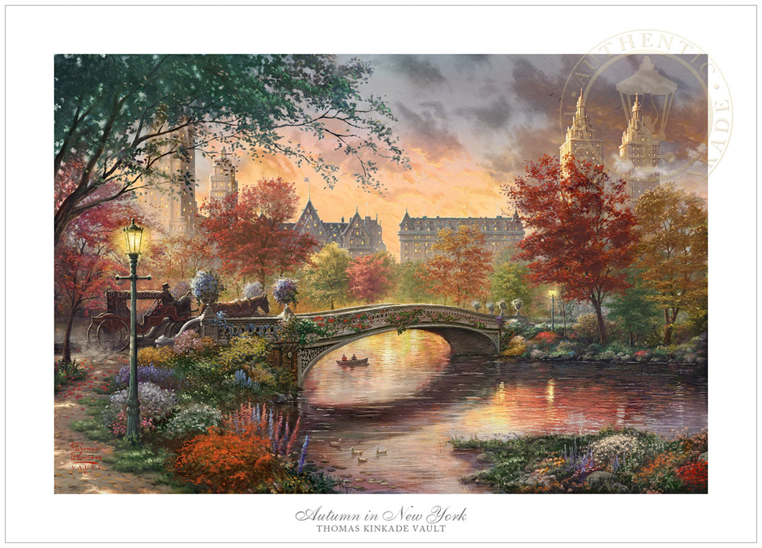 Autumn in New York - Limited Edition Art, by Thomas Kinkade