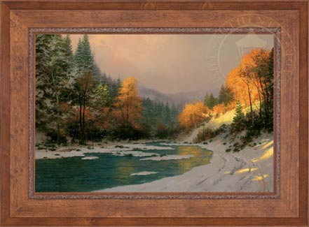 Autumn Snow, by Thomas Kinkade