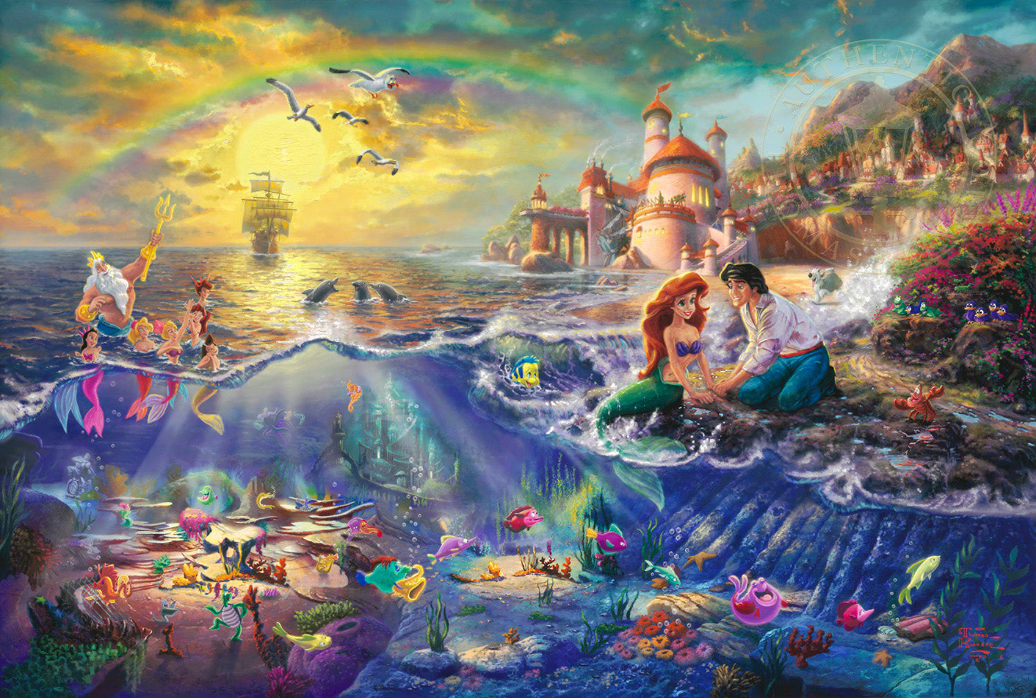 Kinkade-Little mermaid