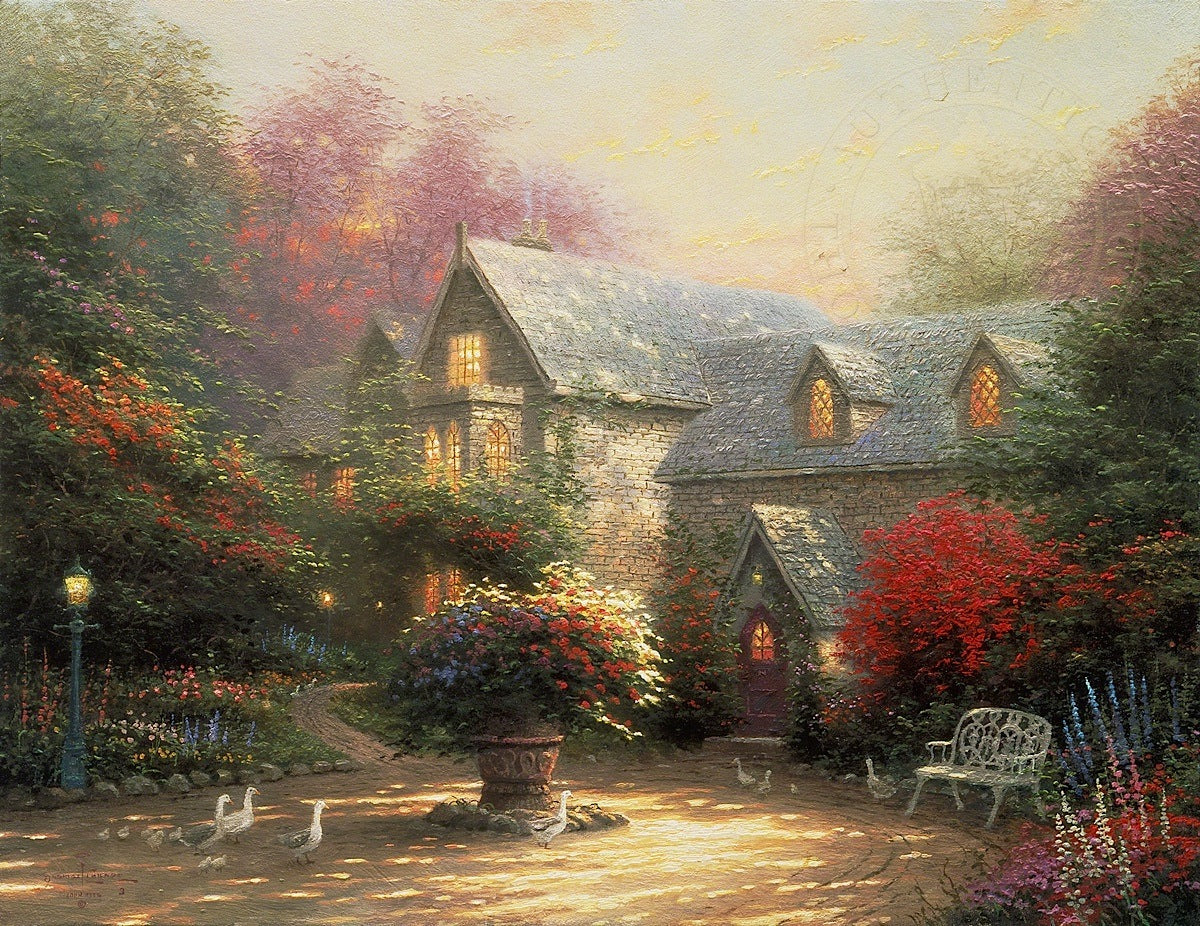 Kinkade-Blessings of Spring, The