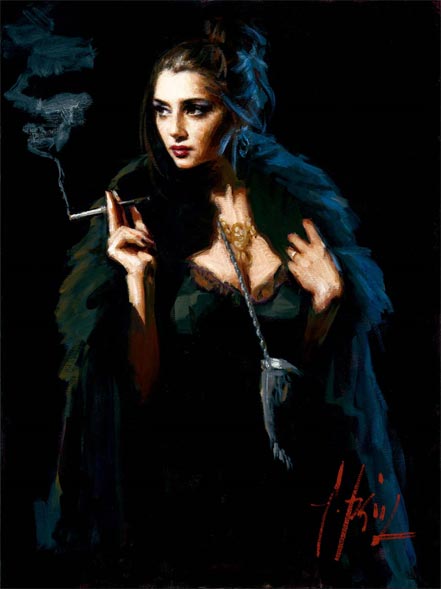 fabian perez blue rabbit lucy