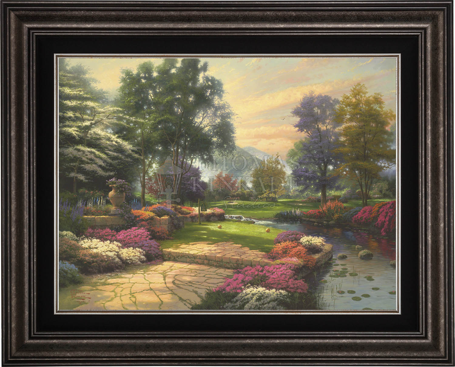 Living Waters, Golfer's Paradise, by Thomas Kinkade