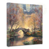 Central Park in the Fall - 14&#34; x 14&#34; Gallery Wrapped Canvas