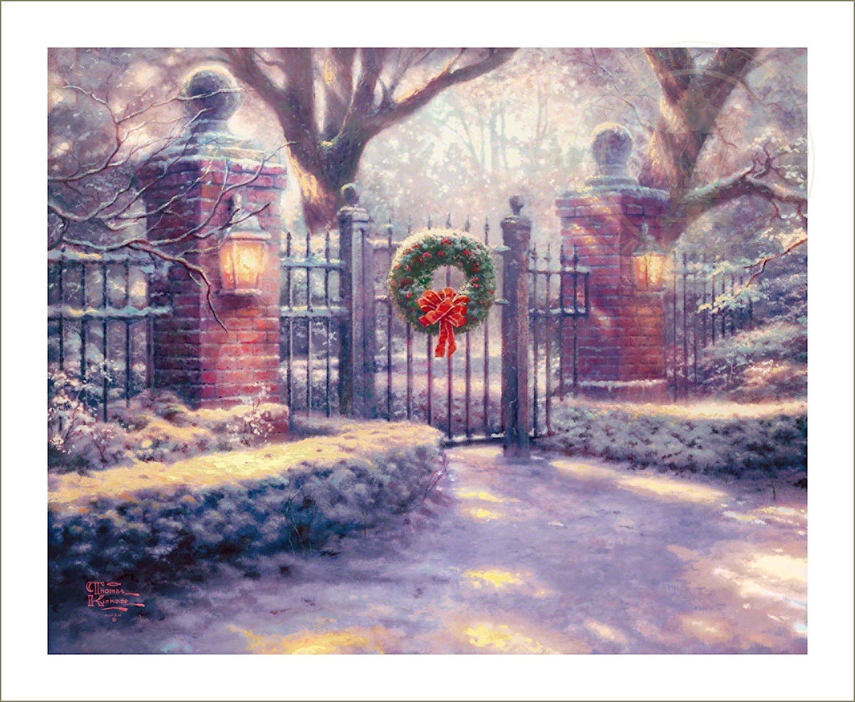 Christmas Gate, by Thomas Kinkade