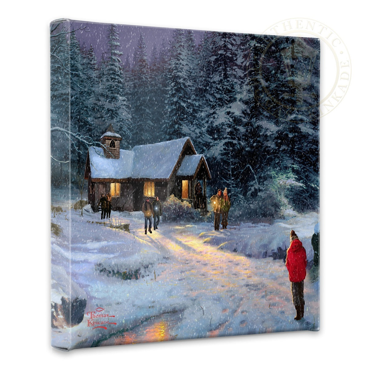 Christmas Miracle - 14&#34; x 14&#34; Gallery Wrapped Canvas