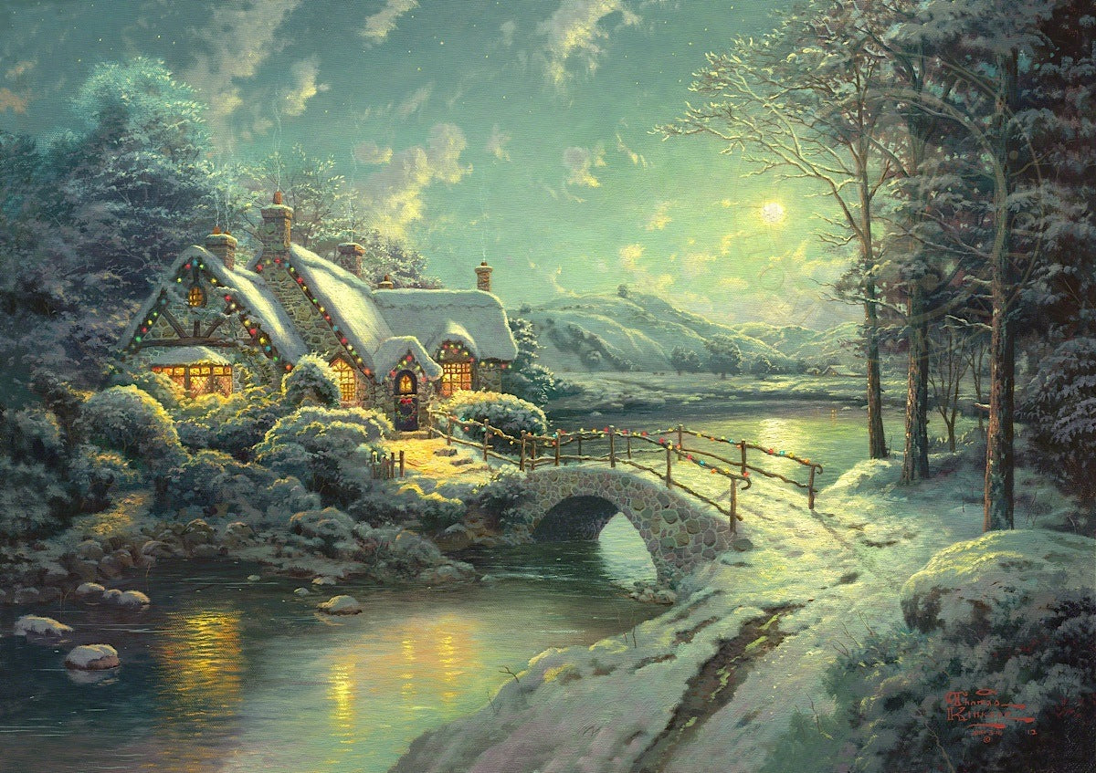 Kinkade-Christmas Moonlight
