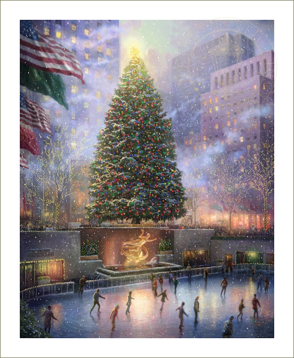 Christmas in New York, by Thomas Kinkade