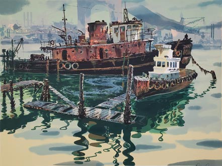 dana solomon harbor night