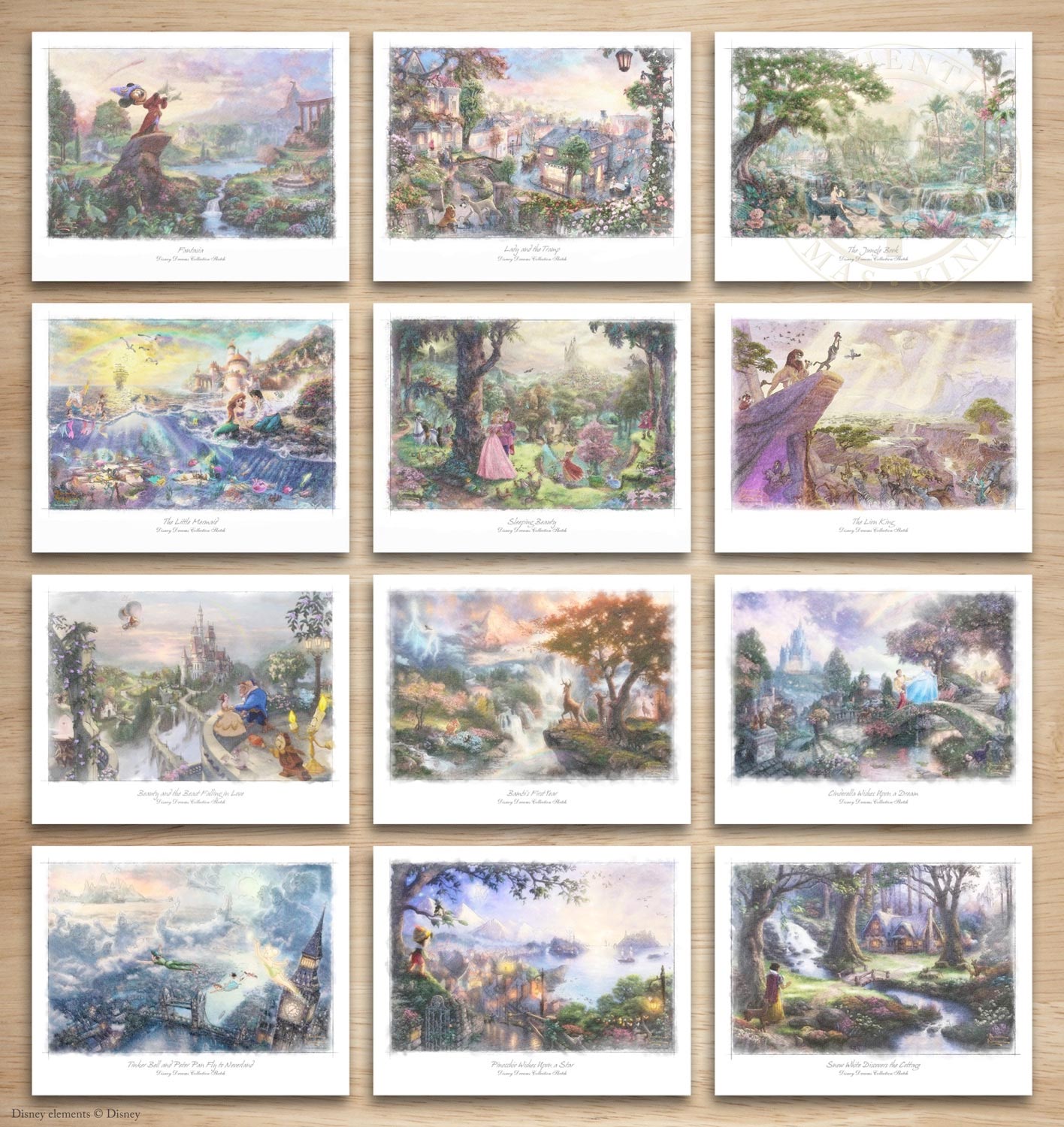 thomas kinkade disney dreams collection