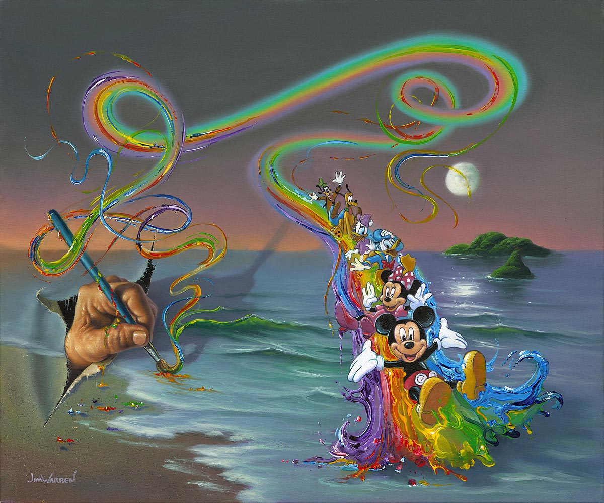 disney walt's colorful creations