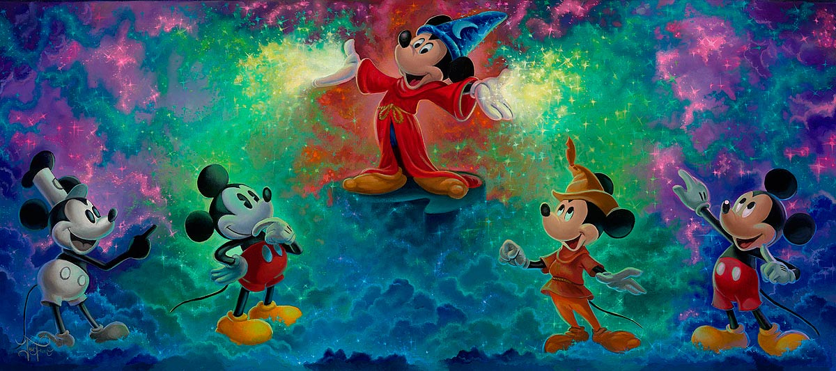 disney mickey's colorful history