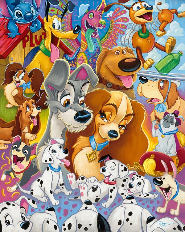 disney so many disney dogs