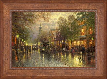 Evening on the Avenue, by Thomas Kinkade