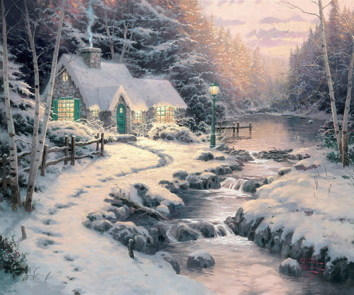 Kinkade, Evening Glow