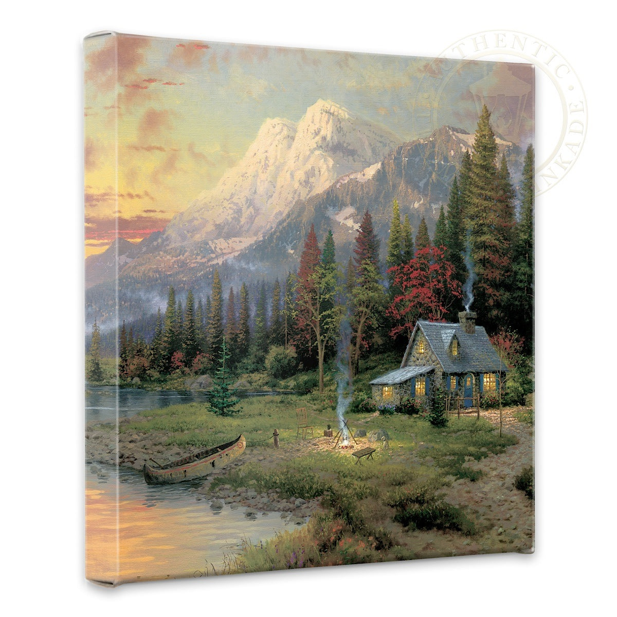 Evening Majesty - 14" x 14" Gallery Wrapped Canvas