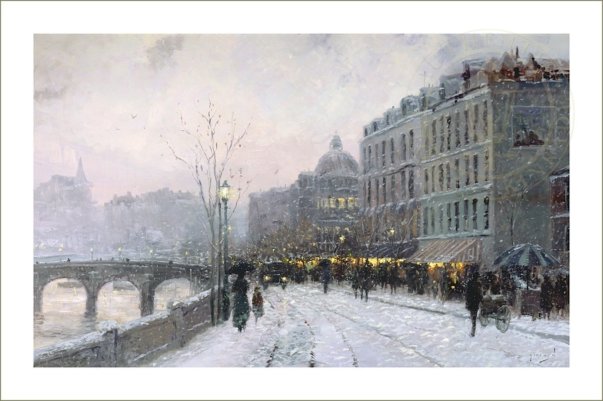 Evening on the Seine, by Robert Girrard (Thomas Kinkade)