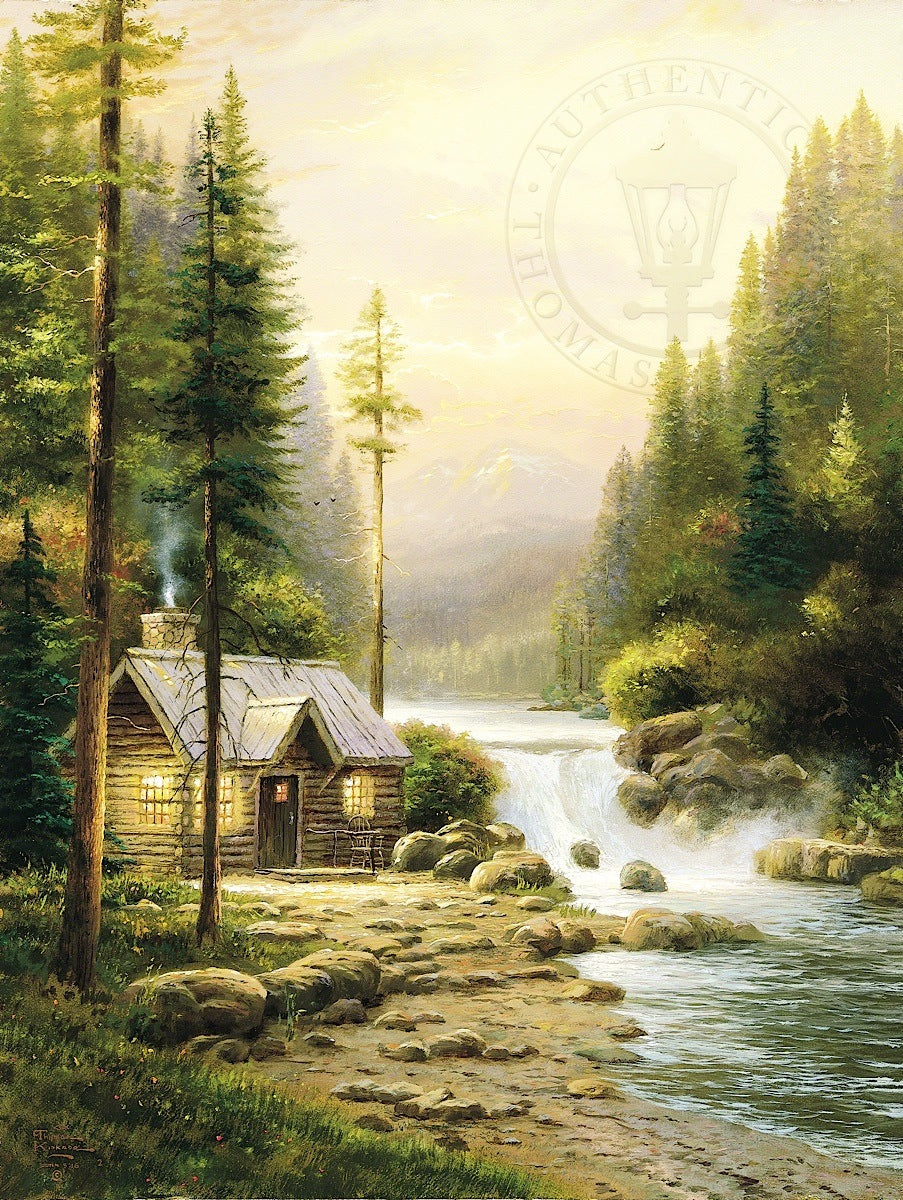 Kinkade-Evening in the Forest