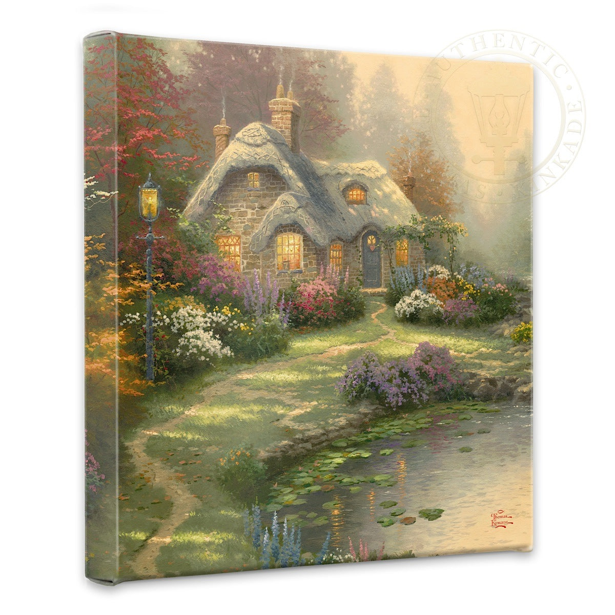 Everett's Cottage - 14" x 14" Gallery Wrapped Canvas