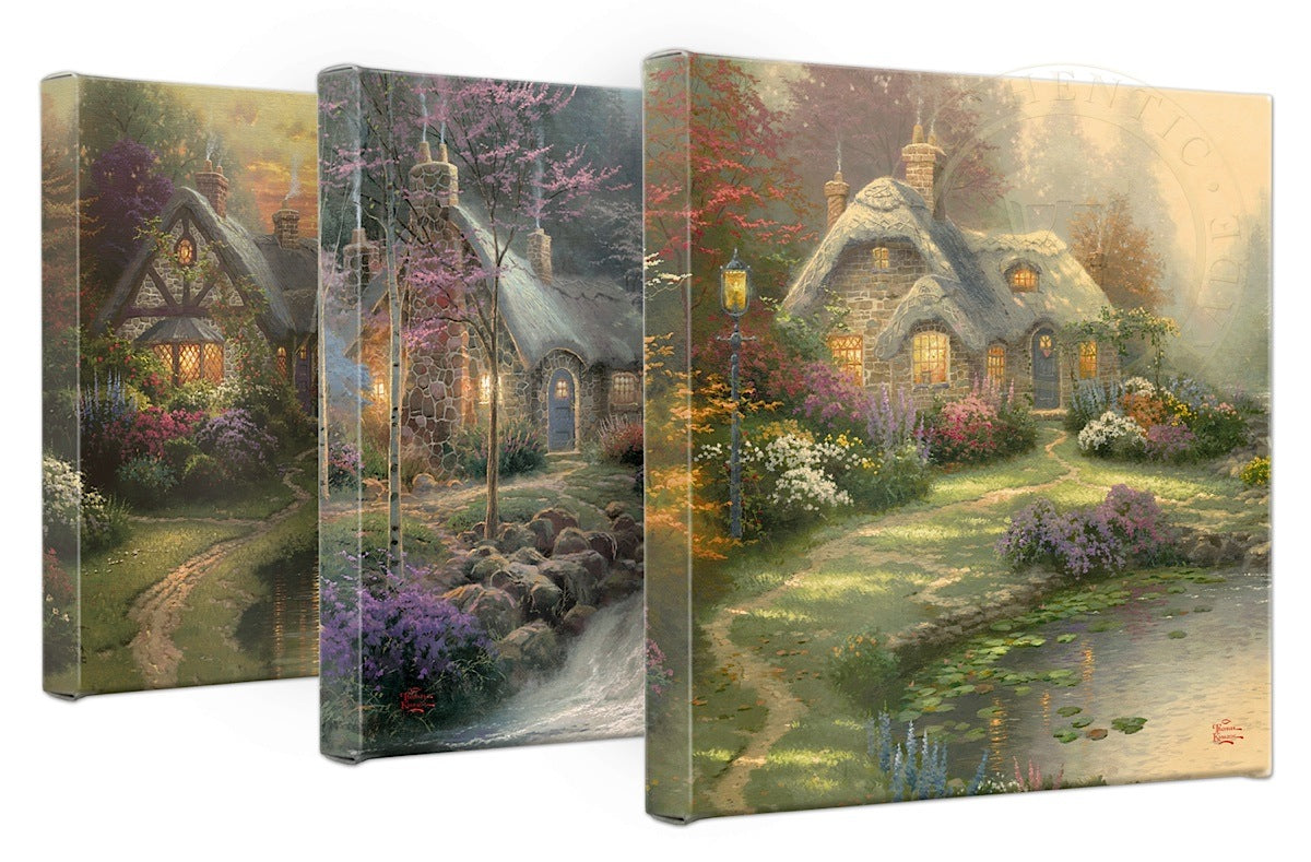Everett's Cottage - 14" x 14" Gallery Wrapped Canvas (bad)