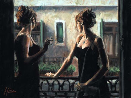 fabian perez balcony at buenos aires IV