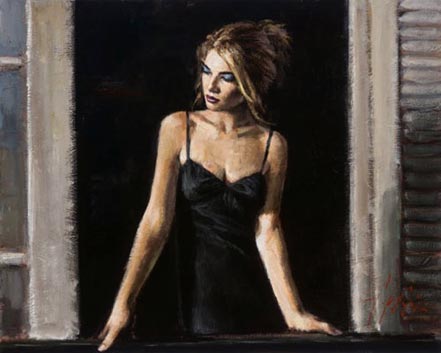 fabian perez balcony at buenos aires VII blanca
