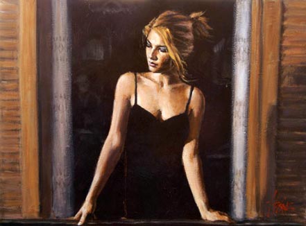 Fabian Perez Balcony at Buenos Aires VII