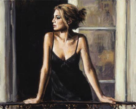 Fabian Perez Balcony at Buenos Aires VIII