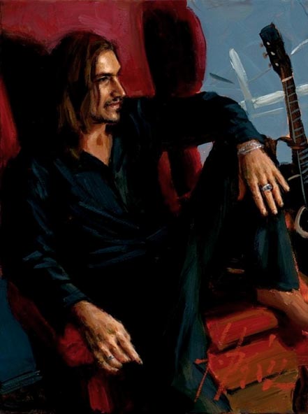 fabian perez black guitar