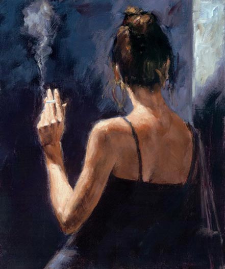 fabian perez brunette