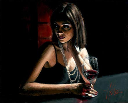 fabian perez collar de perlas