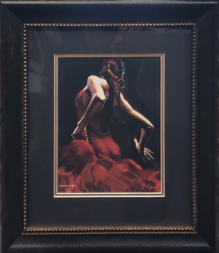 fabian perez dancer in red