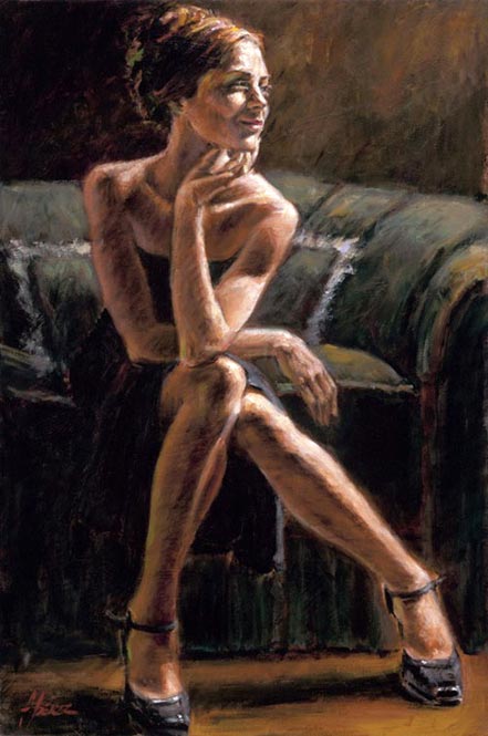fabian perez el verde sofa