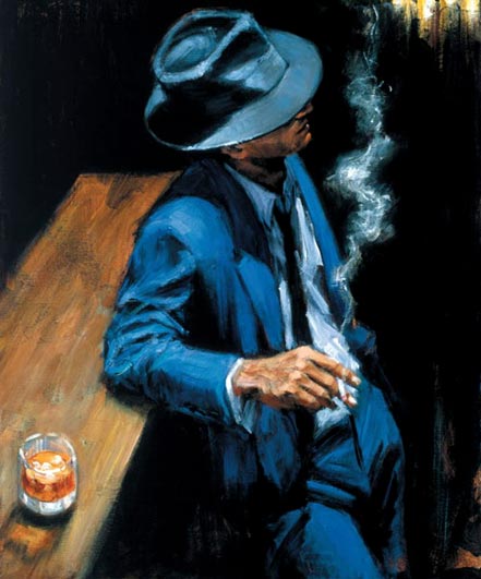 fabian perez enjoying the pleasures of the night