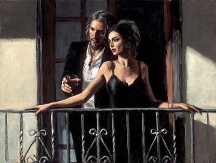 fabian perez fabian and lucy at the balcony ii
