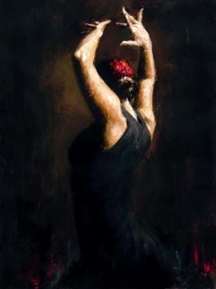 fabian perez flamenco dancer iv