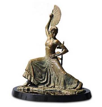 Fabian Perez Flamenco Dancer with Fan