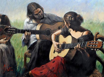 fabian perez juerga al sol