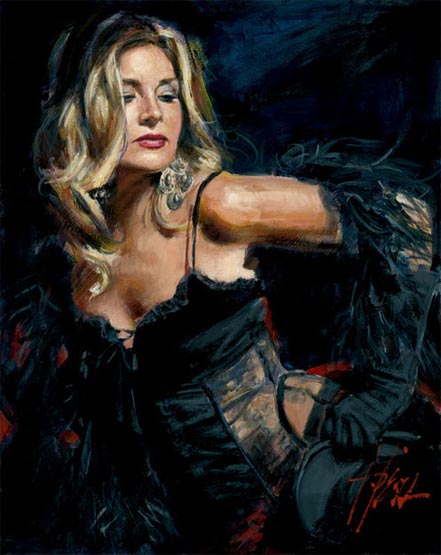 fabian perez lori with black hat