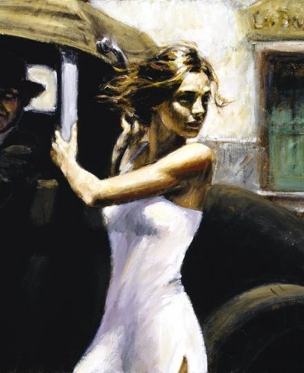 fabian perez luciana at calles de san telmo
